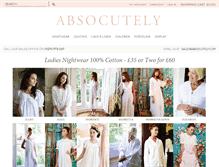Tablet Screenshot of absocutely.com
